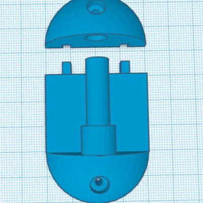Bản lề thay thế cho cổng chặn trẻ em (Baby Gate Hinge) in 3D