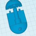 Bản lề thay thế cho cổng chặn trẻ em (Baby Gate Hinge) in 3D - Thumbnail 2