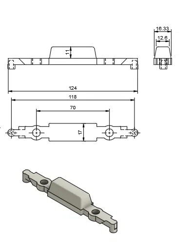 Nút bấm cho tay xách gập của túi - Image 4