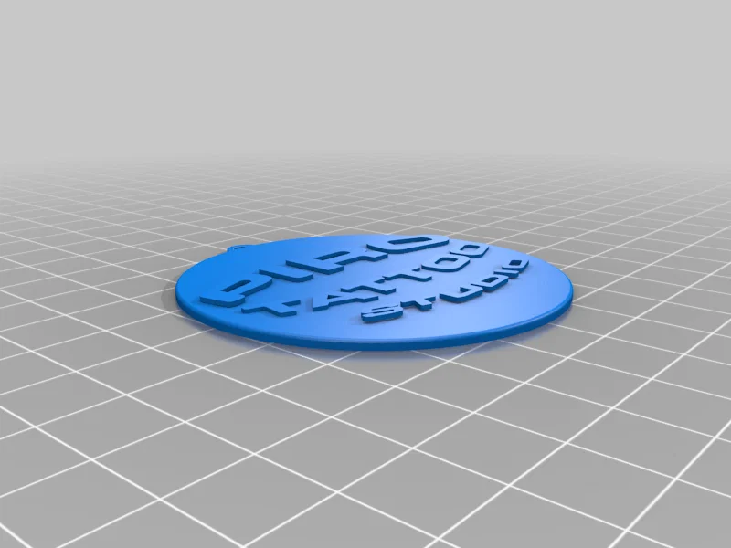 Móc khóa in 3D cá nhân hóa cho tiệm xăm chuyên nghiệp - Image 1