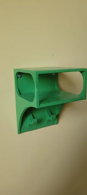 Kệ treo tường tích hợp móc treo đa năng in 3D cực tiện lợi - Image 1
