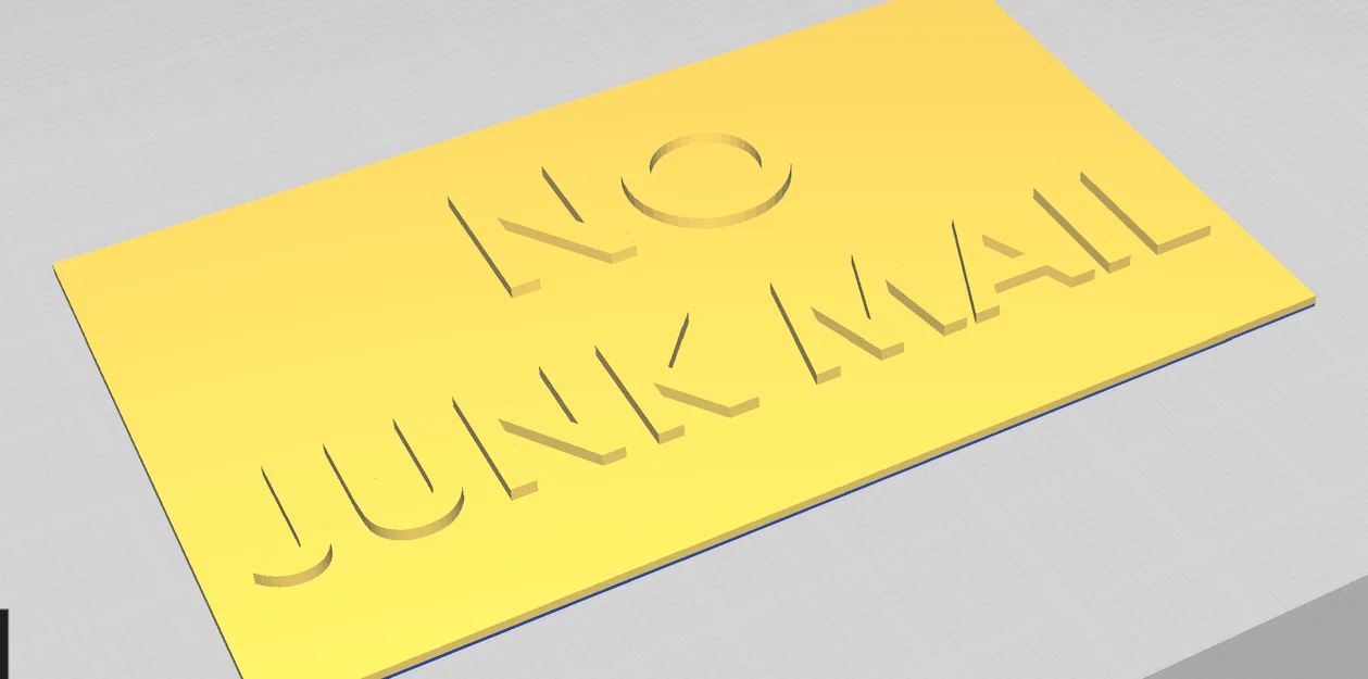 Bảng dán hộp thư “No Junk Mail” - Image 1