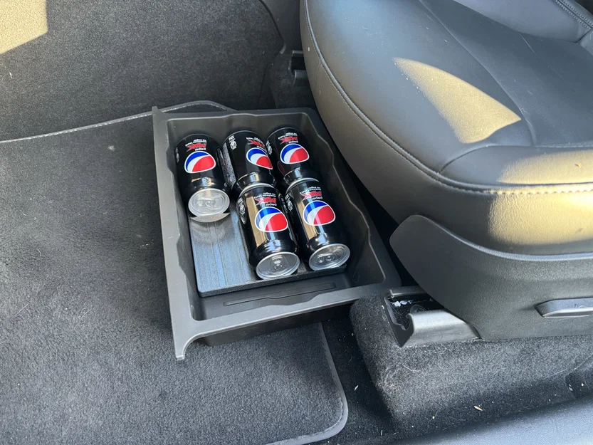 RefreshRack – Khay giữ 6 lon cho hộc chứa dưới ghế Tesla Model Y - Image 1