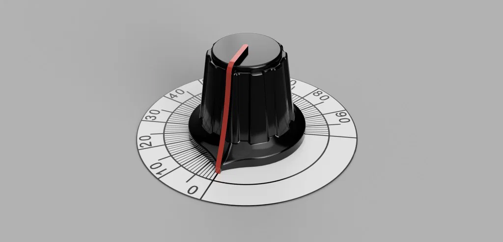 Núm K40 Laser kèm Đồng hồ chia vạch (Dial Gauge) - Image 1