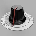 Núm K40 Laser kèm Đồng hồ chia vạch (Dial Gauge) - Thumbnail 1