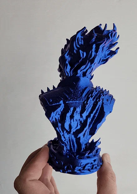 Mô hình 3D Ghost Rider - Tượng bán thân cực ngầu cho fan Marvel - Image 2