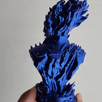 Mô hình 3D Ghost Rider - Tượng bán thân cực ngầu cho fan Marvel