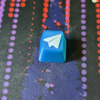 Keycap Telegram 3D - Mẫu phím cá tính cho người dùng bàn phím cơ