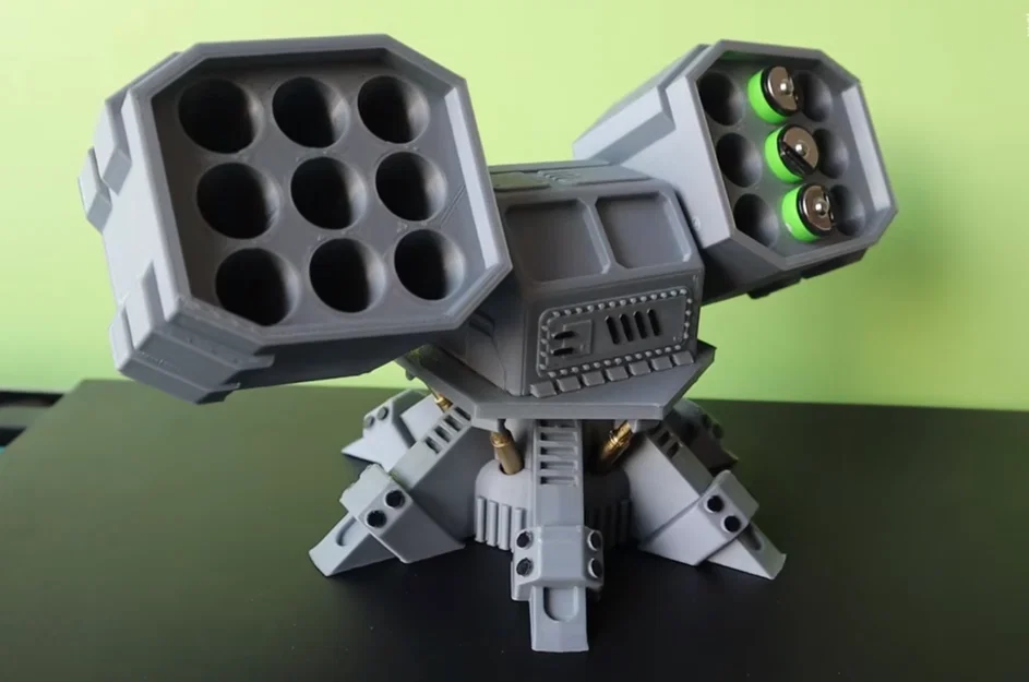 Hộp đựng pin hình bệ phóng tên lửa - Mẫu in 3D cực ngầu - Image 1