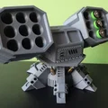 Hộp đựng pin hình bệ phóng tên lửa - Mẫu in 3D cực ngầu - Thumbnail 1