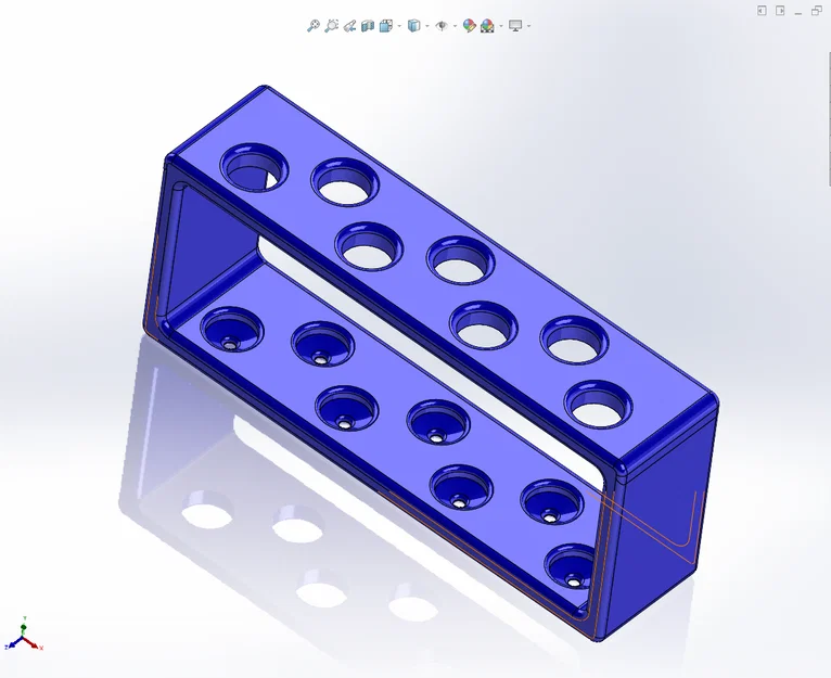 Giá đỡ ống nghiệm test nước hồ cá có lỗ thoát nước - Image 1