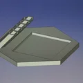 Khay để bút và phụ kiện bàn làm việc thiết kế lục giác hiện đại - Thumbnail 3