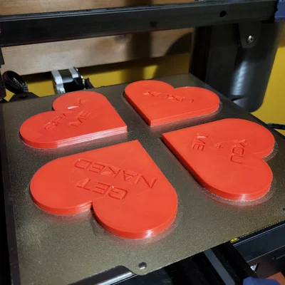 Đế Lót Ly Candy Heart Coasters