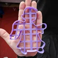 Khuôn cắt bánh quy hình thiên thần ANGEL v2 - Dụng cụ làm bánh 3D - Thumbnail 3