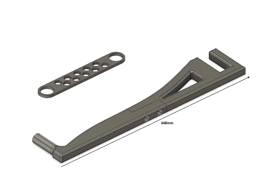 Giá treo cuộn nhựa 3D gắn dưới kệ cực gọn gàng - Image 4