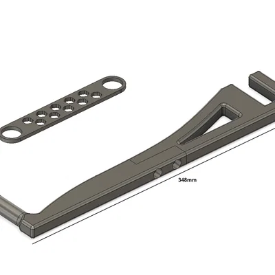 Giá treo cuộn nhựa 3D gắn dưới kệ cực gọn gàng