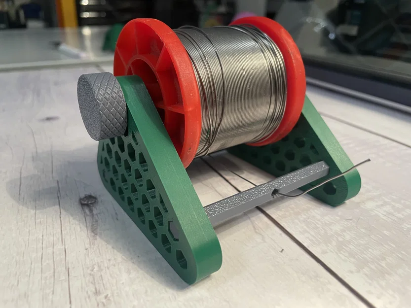 Giá đỡ cuộn thiếc hàn đa năng 3D - Tích hợp khay giữ dụng cụ - Image 1