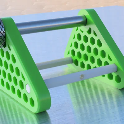 Giá đỡ cuộn thiếc hàn đa năng 3D - Tích hợp khay giữ dụng cụ