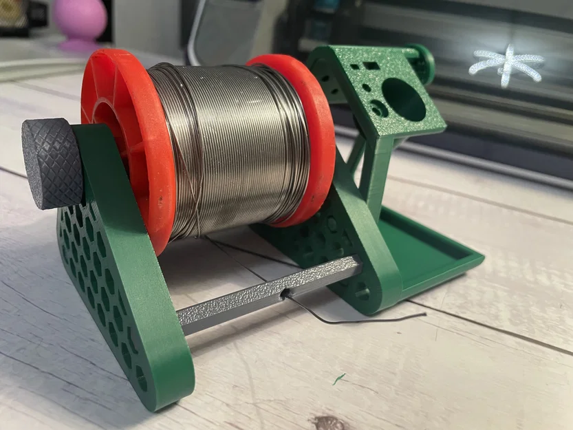Giá đỡ cuộn thiếc hàn đa năng 3D - Tích hợp khay giữ dụng cụ - Image 7