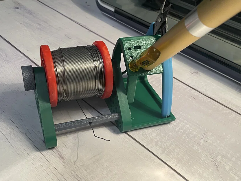 Giá đỡ cuộn thiếc hàn đa năng 3D - Tích hợp khay giữ dụng cụ - Image 8