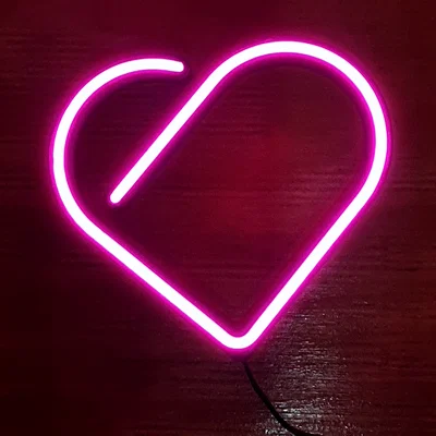 Khung đèn Neon LED hình trái tim (Heart-shaped base) - Dự án in 3D DIY