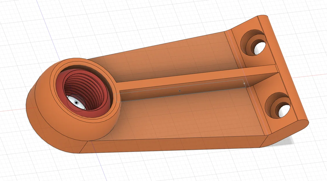 Giá đỡ dẫn hướng sợi nhựa 3D có ren vặn đầu nối Bowden - Image 2