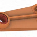 Giá đỡ dẫn hướng sợi nhựa 3D có ren vặn đầu nối Bowden - Thumbnail 2