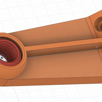 Giá đỡ dẫn hướng sợi nhựa 3D có ren vặn đầu nối Bowden