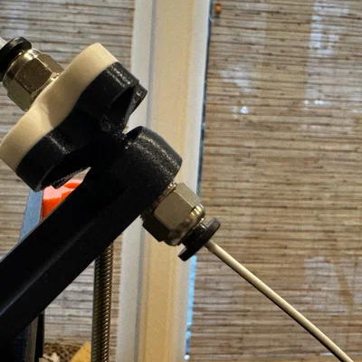 Giá đỡ dẫn hướng sợi nhựa 3D có ren vặn đầu nối Bowden