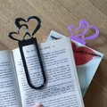 Mẫu kẹp sách trái tim 3D xinh xắn - Bookmark Hearts - Thumbnail 3