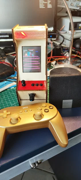 Vỏ arcade Galagino bằng ván ép 4mm cho CYD & ngàm Nintendo - Image 1