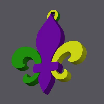 Bông tai Mardi Gras (Mardi Gras Earrings)