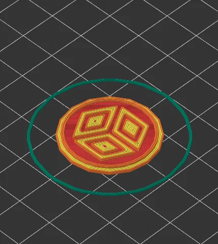 Mẫu thiết kế đồng xu MakerCoin cá nhân hóa đơn giản để in 3D - Image 1