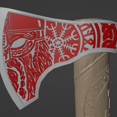 Rìu Chiến Viking (Viking Battle Axe)