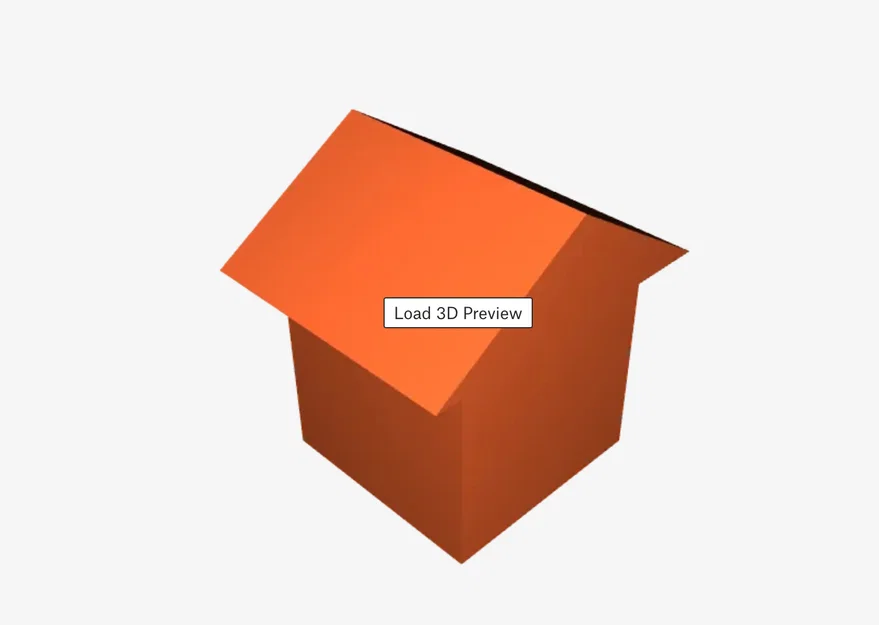 Mô hình 3D Ngôi nhà tối giản trang trí bàn làm việc - Image 1