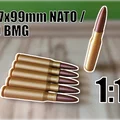 Mô hình viên đạn .50 BMG / 12.7x99mm NATO (Chuẩn xác) - Thumbnail 1