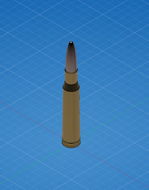 Mô hình viên đạn .50 BMG / 12.7x99mm NATO (Chuẩn xác) - Image 2