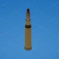 Mô hình viên đạn .50 BMG / 12.7x99mm NATO (Chuẩn xác) - Thumbnail 2
