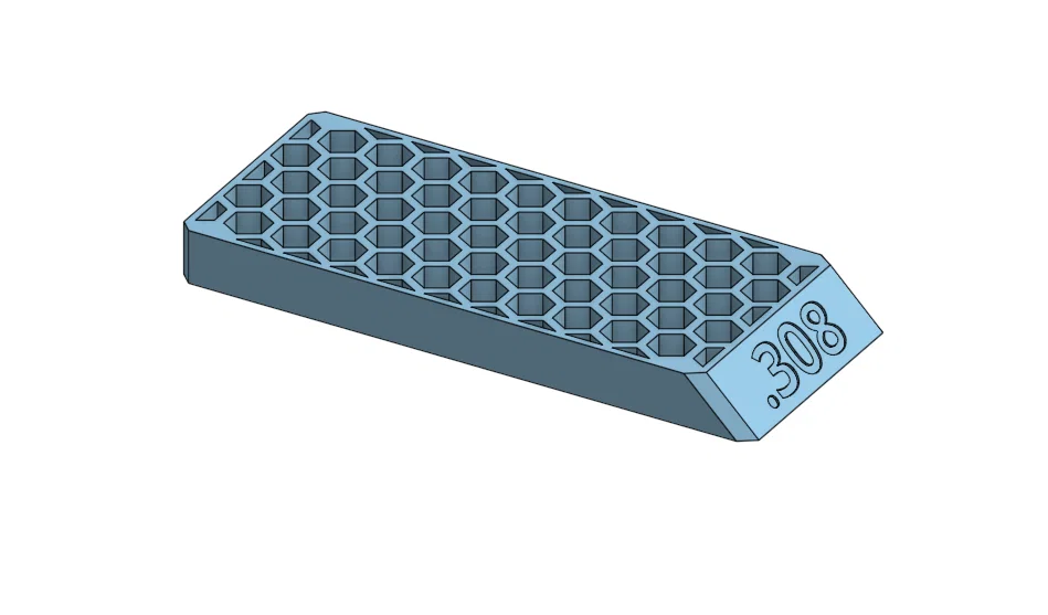 Khay Đựng Đạn .308 Loading Block - Thiết Kế Tổ Ong Chuyên Dụng - Image 2