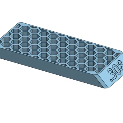 Khay Đựng Đạn .308 Loading Block - Thiết Kế Tổ Ong Chuyên Dụng