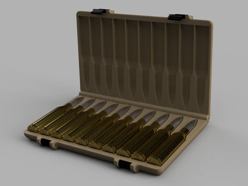 Hộp đựng vỏ đạn .300 Norma Magnum (10 viên) - Image 1