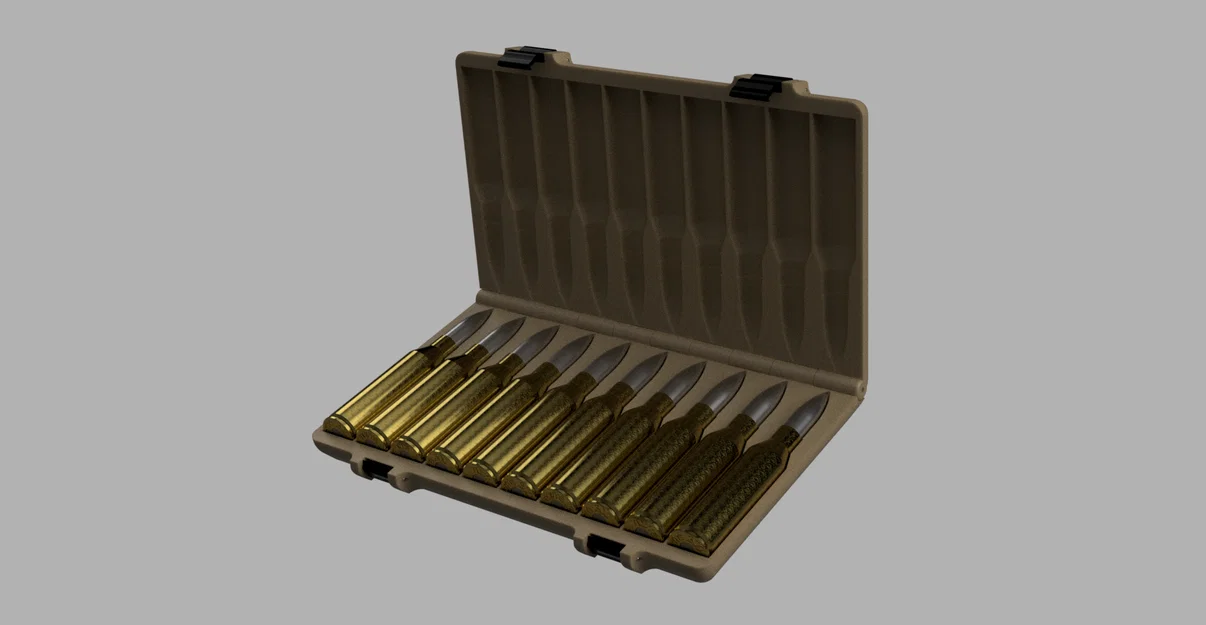 Hộp đựng vỏ đạn .300 Norma Magnum (10 viên) - Image 4