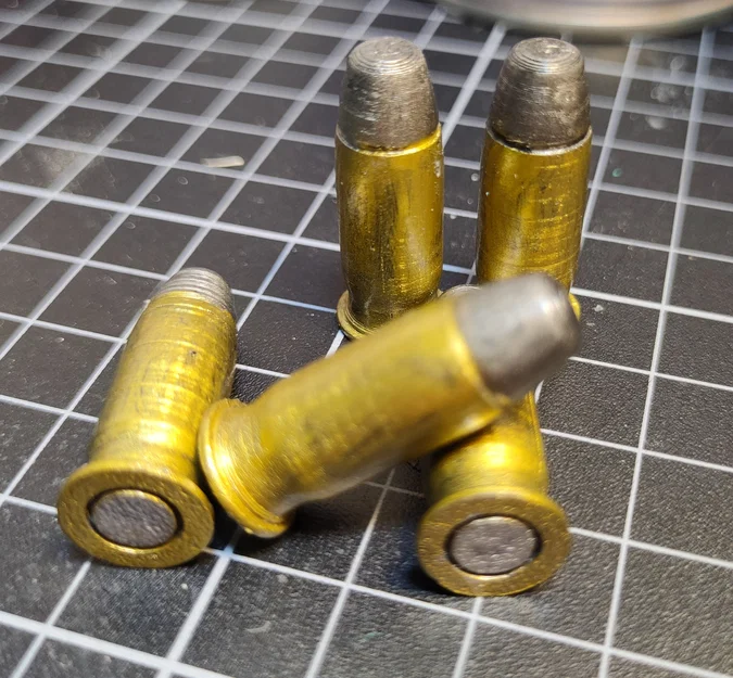 Mô hình viên đạn .45 cho súng lục ổ xoay (Revolver) - File in 3D cực đẹp - Image 1