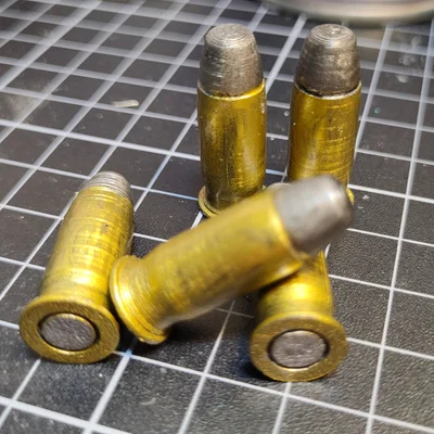 Mô hình viên đạn .45 cho súng lục ổ xoay (Revolver) - File in 3D cực đẹp