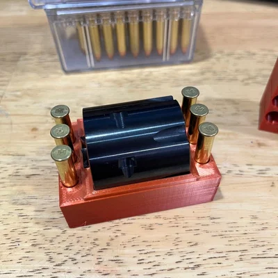 Khay đựng ổ xoay và đạn .22LR/.22Mag in 3D