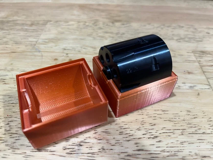 Hộp đựng ổ xoay súng .22LR/.22Mag in 3D gọn nhẹ - Image 1