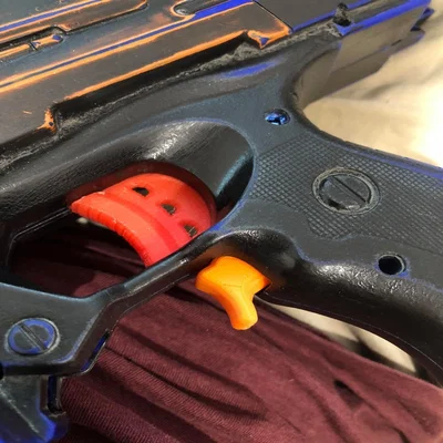 Nút Rev Trigger kiểu Bobo cho Nerf Rapidstrike (dùng với switchplate Kelly)