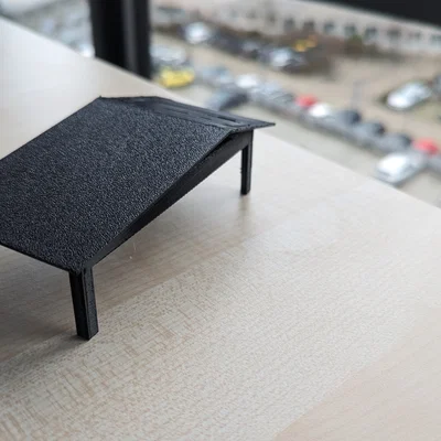 Mái che mưa gắn ngược cho Netatmo Presence (upside down mount)