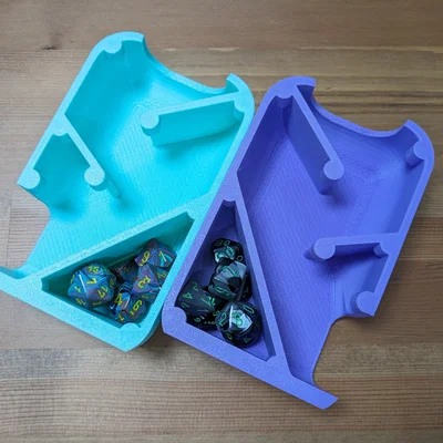 Tháp Đổ Xúc Xắc & Hộp Lưu Trữ với Nam Châm Gắn Sẵn