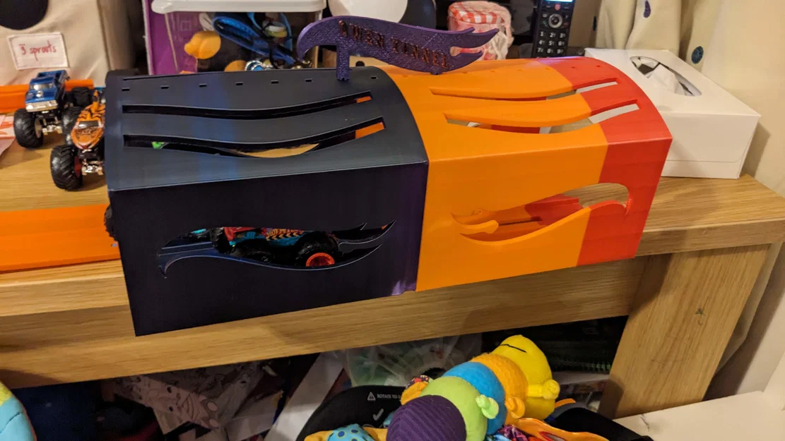 Đường hầm 4 làn Hotwheels - Phụ kiện đường đua 3D cực chất - Image 1